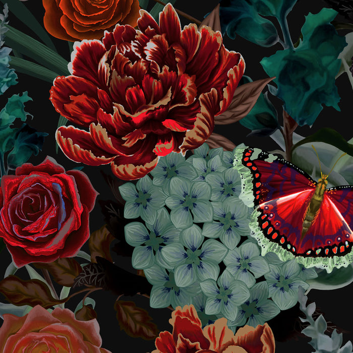 Flowerbed in Carmen | Wallpaper Sample