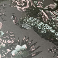 Charcoal Patterned Luxury Wallpaper by Designer, Becca Who