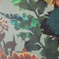 Moody Sage Green Heavy Floral Luxury Wallpaper by UK Designer, Becca Who