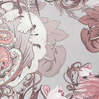 Luxury Soft Pink Statement Birds Floral Wallpaper by Designer, Becca Who