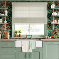 Green Floral Vintage Style Kitchen Wallpaper
