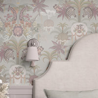 Pale Natural Statement Wallpaper decor by Becca Who