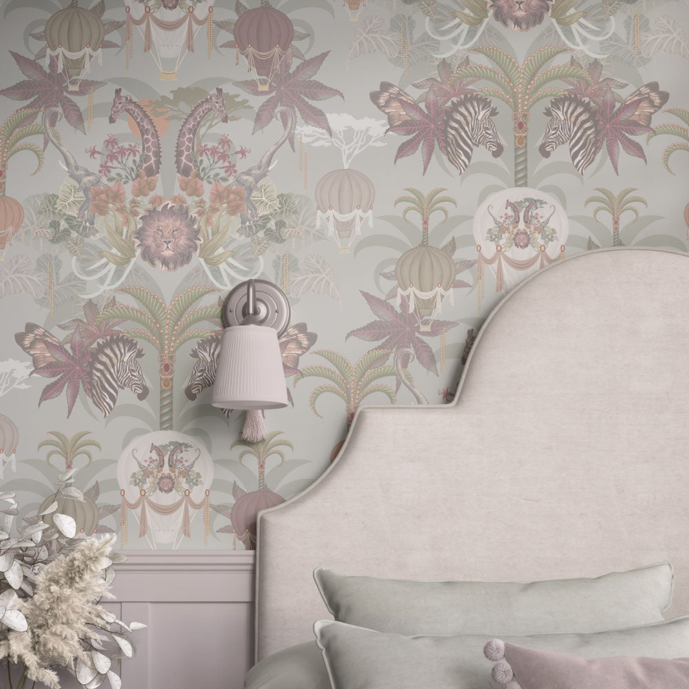 Elegant Statement Bedroom Wallpaper by UK Designer, Becca Who