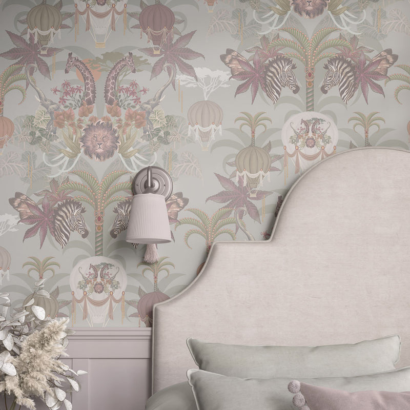 Elegant Statement Bedroom Wallpaper by UK Designer, Becca Who
