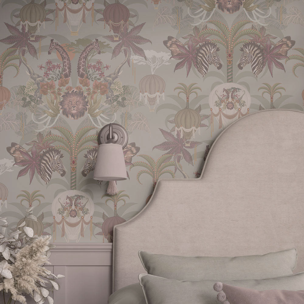 Elegant Statement Bedroom Wallpaper by UK Designer, Becca Who