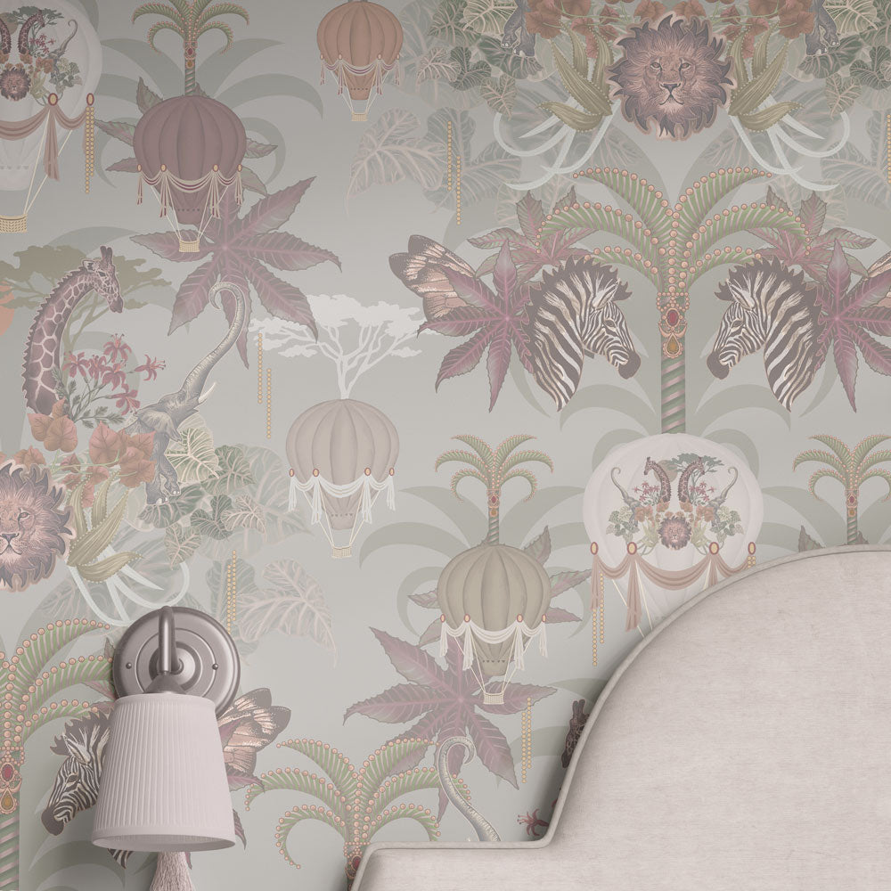 Elegant Statement Wallpaper Decor by UK Designer, Becca Who