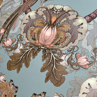 Duckegg Blue Elegant Patterned Wallpaper by British Wallpaper Designer, Becca Who