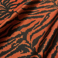 Animal Print Tiger Velvet Furnishing, Upholstery & Curtain Fabric by UK Designer Becca Who