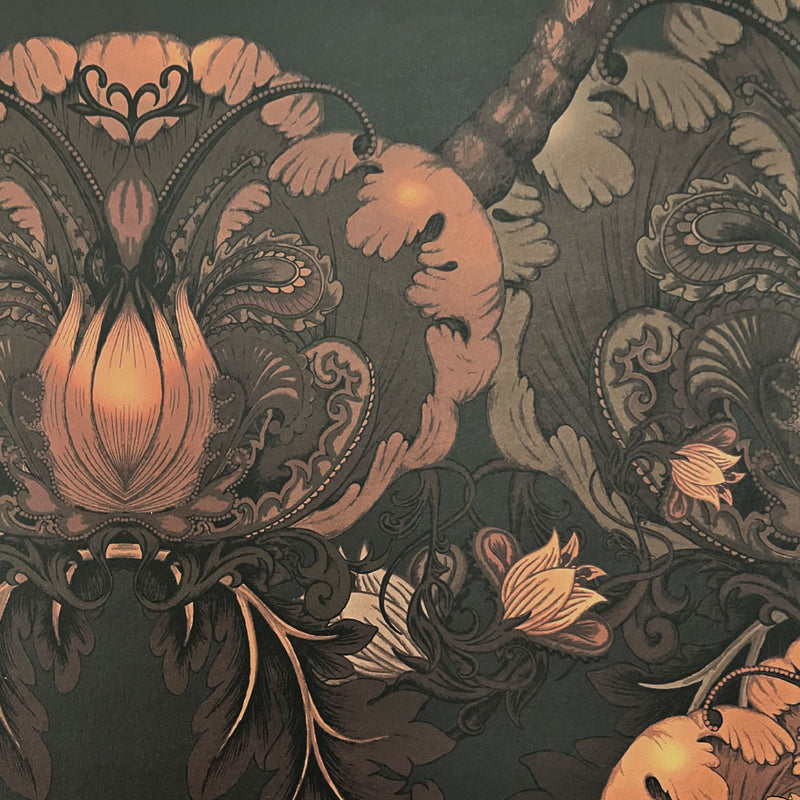 Dark Decor Statement Wallpaper for Luxury Interiors by UK Designer, Becca Who