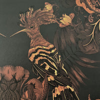 Dark Maximalist Luxury Statement Wallpaper for Interiors by UK Designer, Becca Who