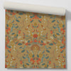 Aviana Wallpaper in Yellow Mustard Honey by Becca Who