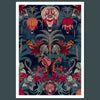 Balloon Safari in Blue | Wall Art Print