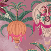 Balloon Safari in Pink | Wall Art Print