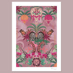 Balloon Safari in Pink | Wall Art Print