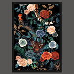 Bengal Rose Garden in Fierce | Art Print