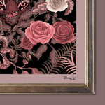 Bengal Rose Garden in Dusky Pink | Wall Art Print