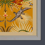 Crocodilia in Sunset | Art Print