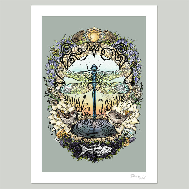 Dragonfly Dance | Art Print