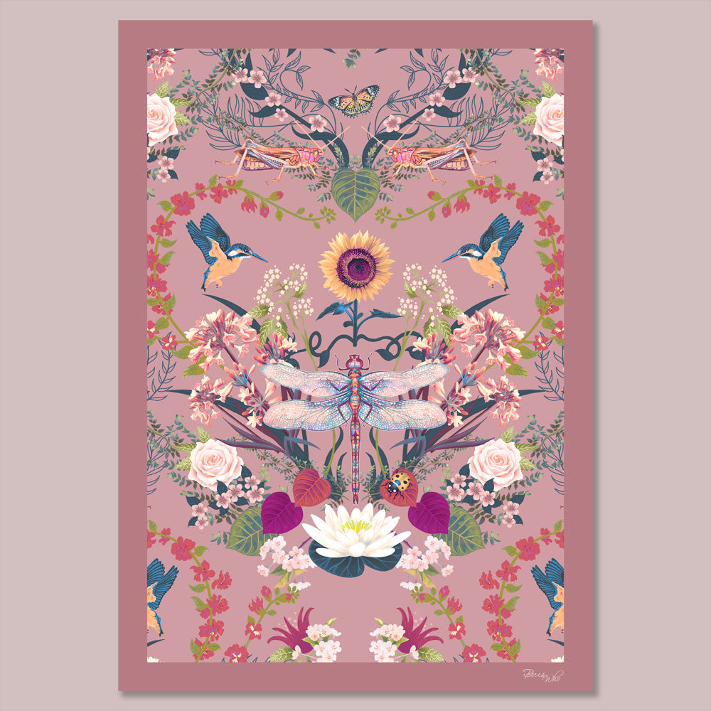 Garden Treasures in Pink | Art Print