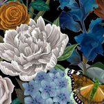 Flowerbed in Black | Art Print