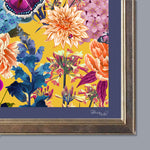 Flowerbed in Yellow | Floral Wall Art Print