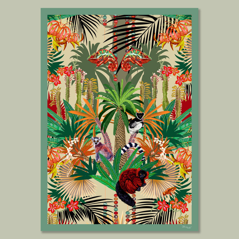 Madagascar in Tropical | Art Print