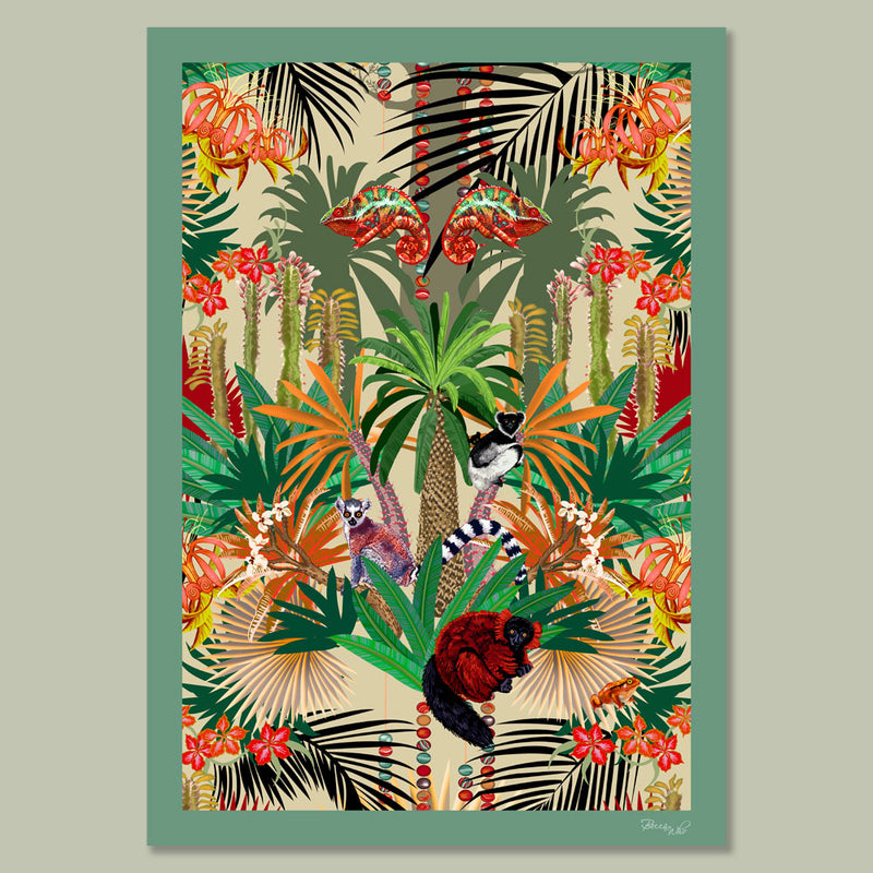 Madagascar in Tropical | Art Print
