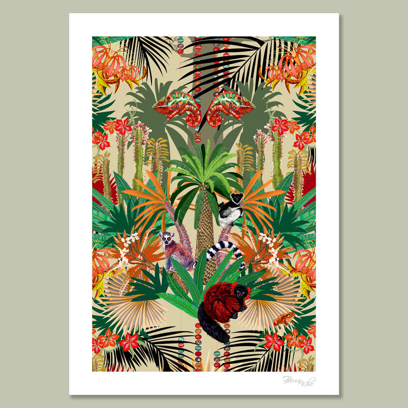 Madagascar in Tropical | Art Print