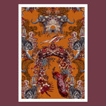 Magic Of India in Turmeric | Art Print