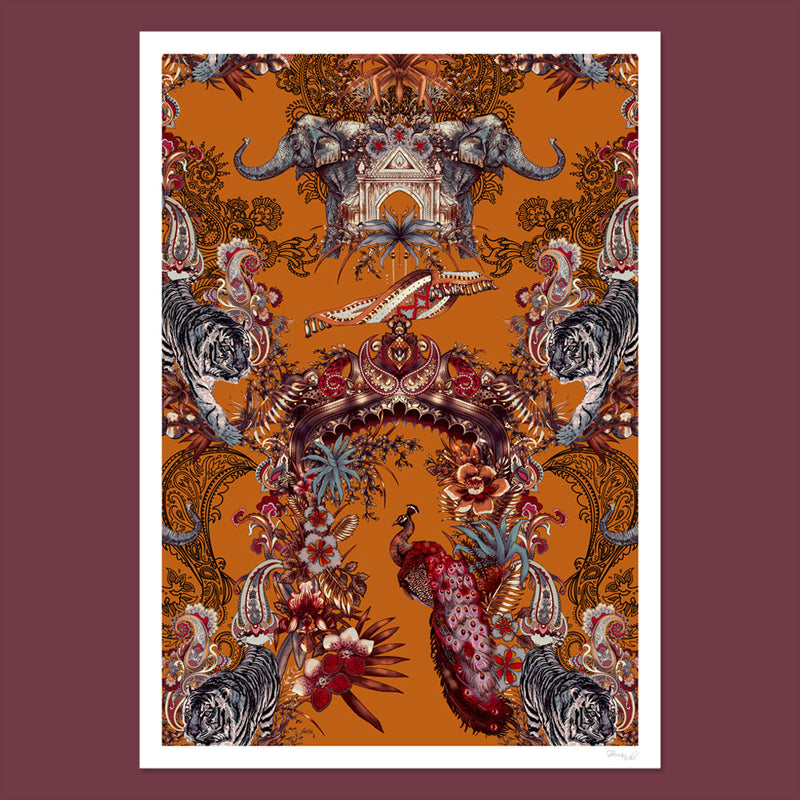 Magic Of India in Turmeric | Art Print