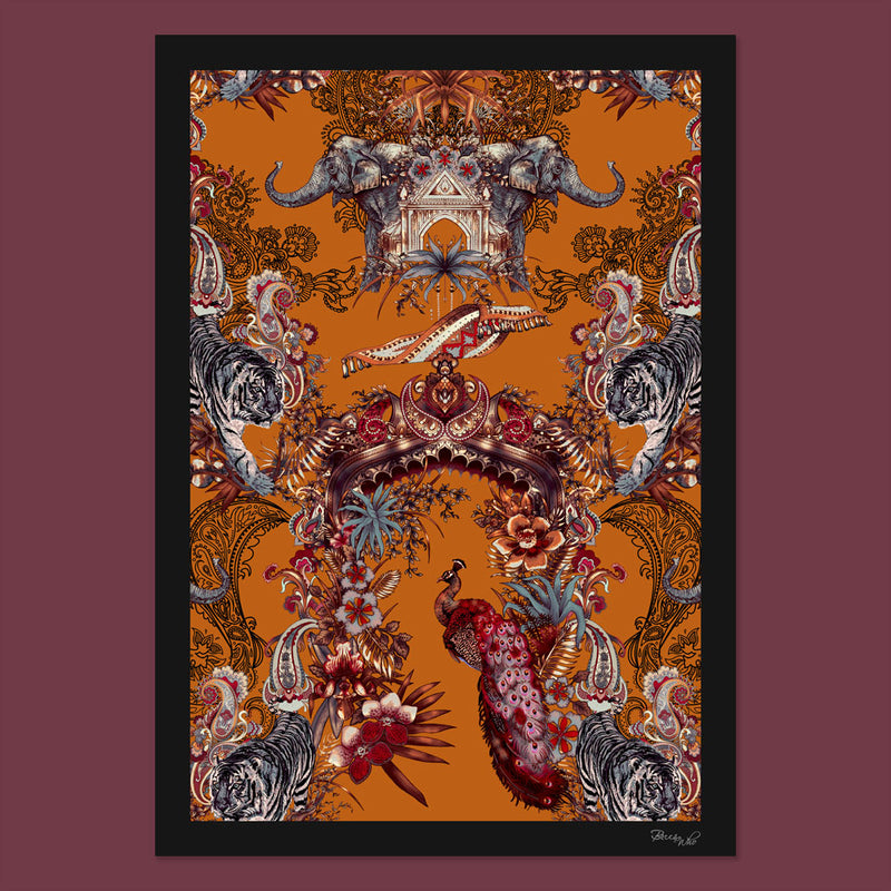 Magic Of India in Turmeric | Art Print