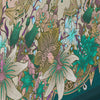 Becca Who Canvas Wall Art Print Elephants and Owl Paisley Details in Green