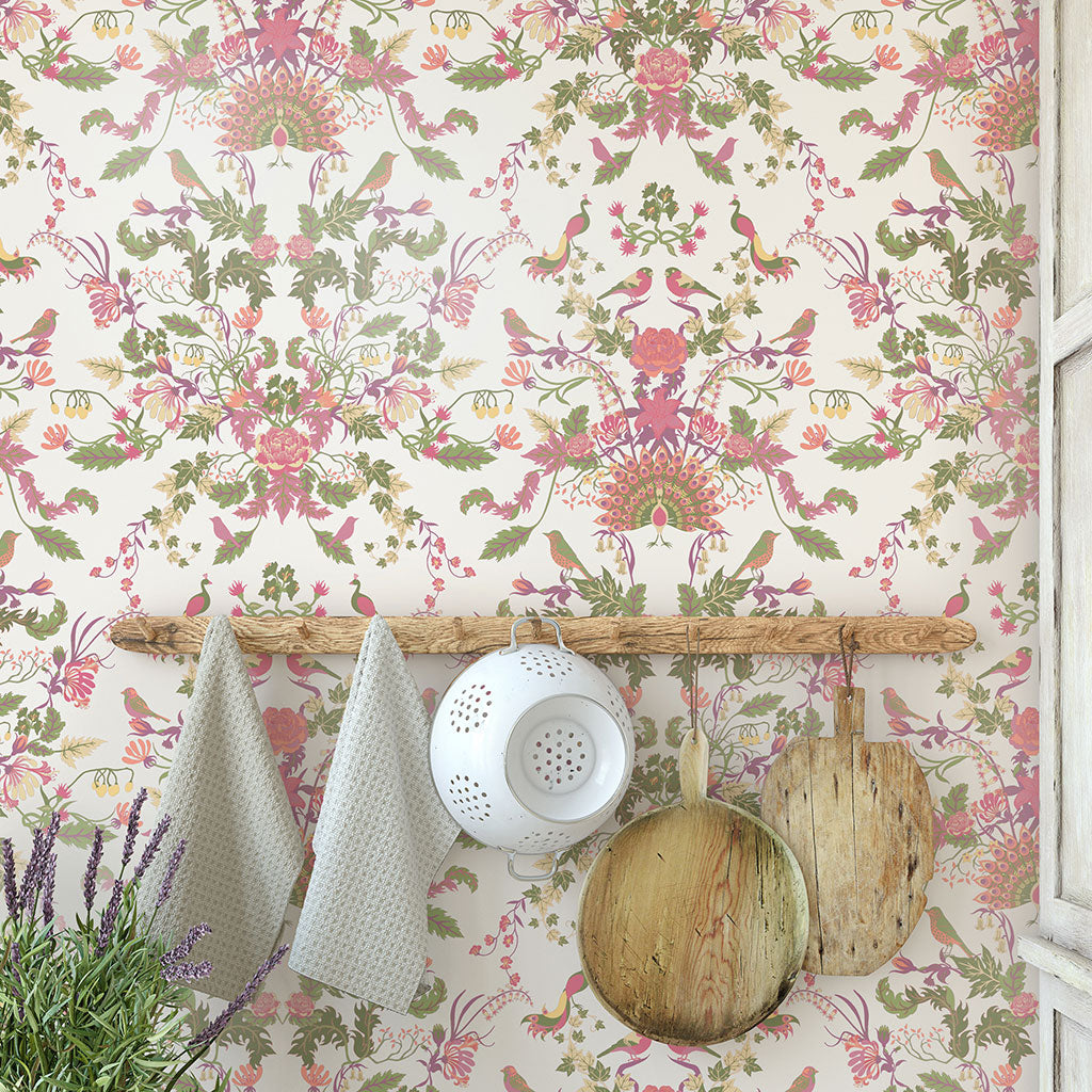 Bright Floral Design Wallpaper for Walls | Juncaceae