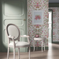 Aviana Designer Wallpaper by Becca Who in Bouquet Pastel