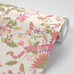 Aviana Designer Wallpaper by Becca Who in Bouquet Pastel