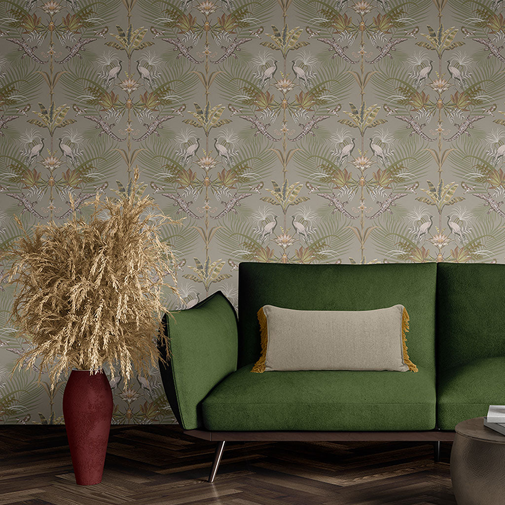Green wallpaper – wallcoveringsmart