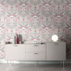 Garden Treasures in Pink Pearl | English Country Floral Wallpaper