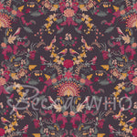 Aviana Wallpaper in Damson Purple by Becca Who