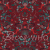 Aviana Wallpaper in Ruby Red by Becca Who