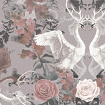 Swan Song in Ballerina | Designer Wallpaper