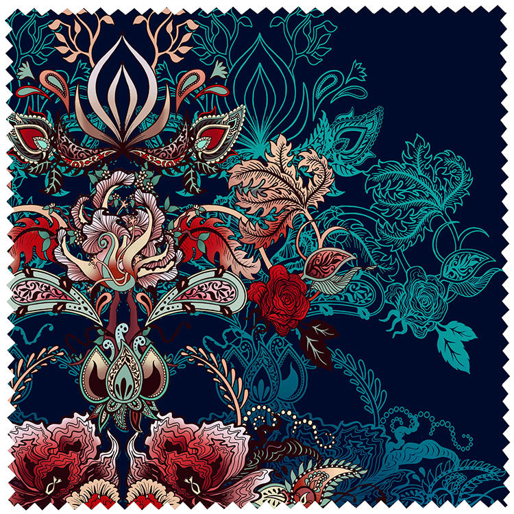 Eden in Twilight | Velvet Fabric Sample