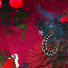Forbidden Fruit in Crimson | Velvet Fabric