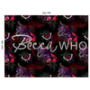 Forbidden Fruit in Venom | Velvet Fabric Sample