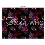 Forbidden Fruit in Venom | Velvet Fabric Sample