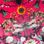 Garden Treasures in Candy | Velvet Fabric
