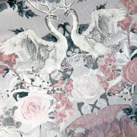 Swan Song in Ballerina Pink | Velvet Fabric Sample