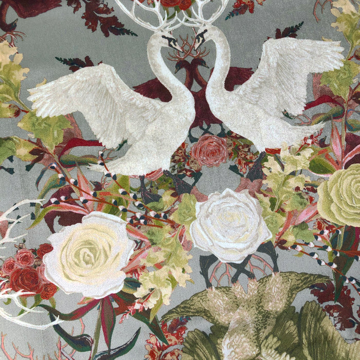 Swan Song in Enchanting | Non FR | 1 Half Metre Velvet Fabric