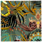 Amazon Trip in Jade  | Green Velvet Fabric Sample
