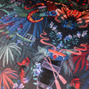 Amazon Trip in Midnight | Blue Velvet Fabric Sample