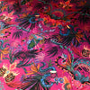Amazon Trip in Violet | Jungle Print Velvet Fabric